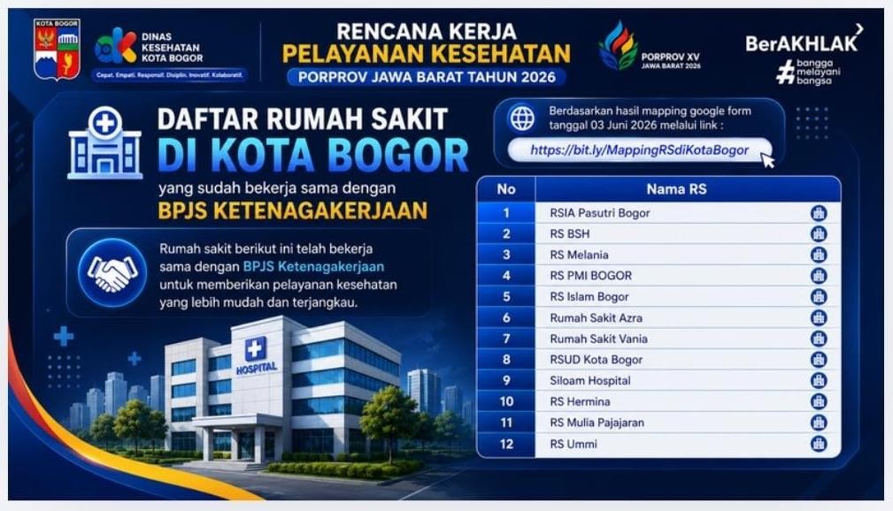 Info Kesehatan - PORPROV XV JABAR 2026